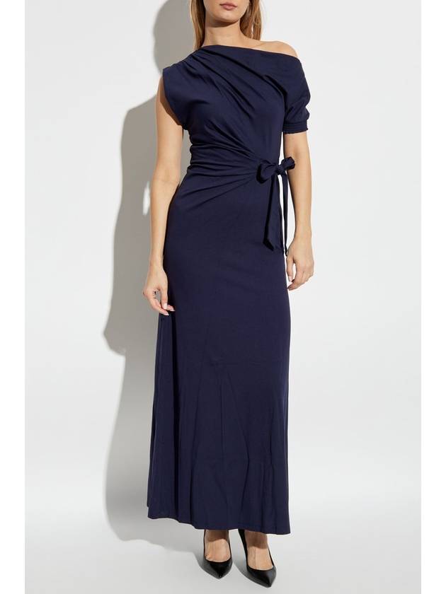 Diane Von Furstenberg Dress Avi, Women's, Navy Blue - DIANE VON FURSTENBERG - BALAAN 3