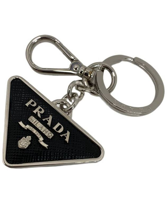 24SS Saffiano triangle logo keyring 2PP080 - PRADA - BALAAN 2