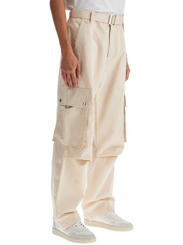 cargo gabardine trousers in eight - JACQUEMUS - BALAAN 2