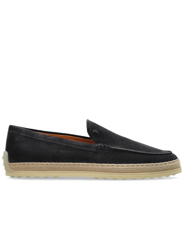 Tod’s Suede Shoes Type Loafers, Women's, Navy Blue - TOD'S - BALAAN 1