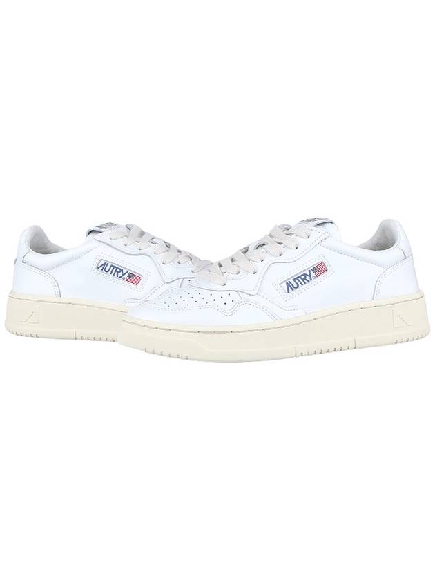 Medalist Leather Low Top Sneakers White - AUTRY - BALAAN 2