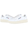 Medalist Leather Low Top Sneakers White - AUTRY - BALAAN 3