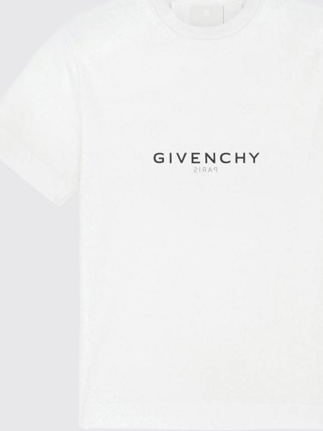 T-shirt Givenchy in cotone con logo - GIVENCHY - BALAAN 1