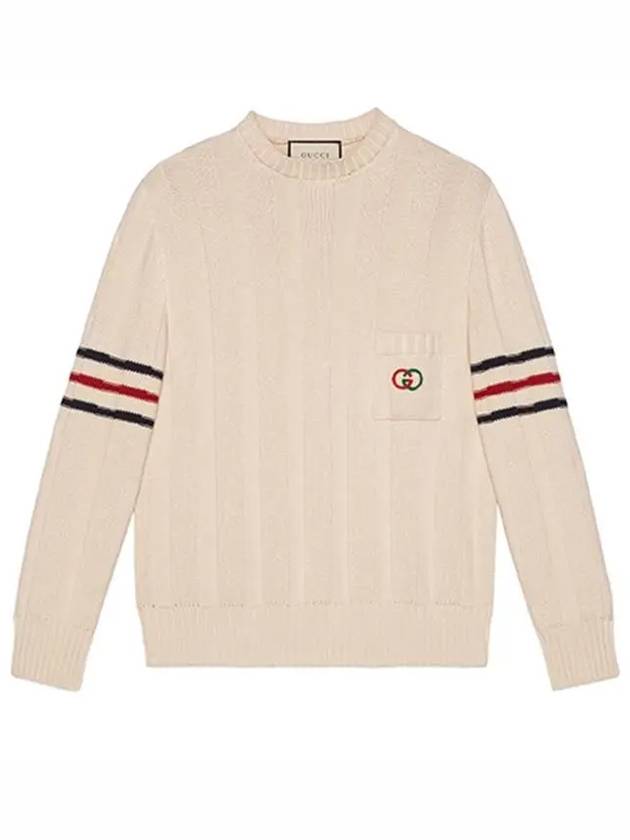 Interlocking men's round neck knit 626068 XKBGM 9071 - GUCCI - BALAAN 1