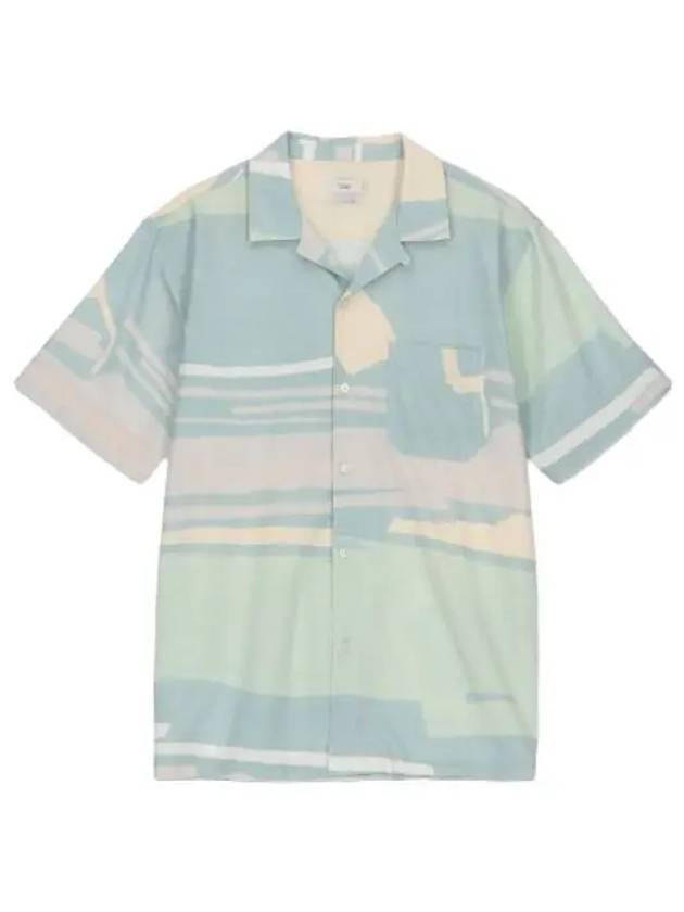 short sleeve shirt blue agave - CLOSED - BALAAN 1