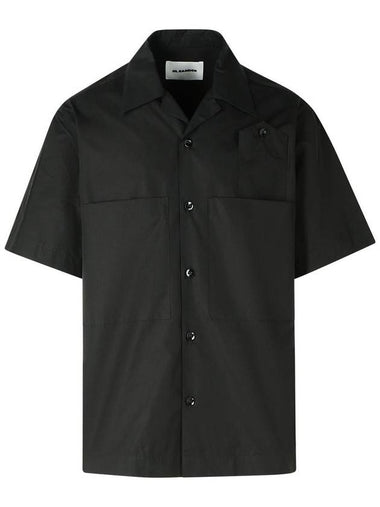 Jil Sander Black Cotton Shirt - JIL SANDER - BALAAN 1