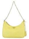 Re-Edition 2005 Saffiano Leather Shoulder Bag Yellow - PRADA - BALAAN 4