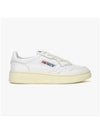 Medalist Logo Patch Low Top Sneakers White - AUTRY - BALAAN 3