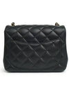 Mini Flap Lambskin Cross Bag Light Black - CHANEL - BALAAN 5