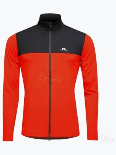 Banks Mid Layer Zip-Up Jacket Red - J.LINDEBERG - BALAAN 2