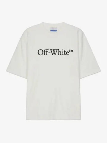 Off White Big Bukish Skate Short Sleeve T Shirt OMAA120C99JER0080110 - OFF WHITE - BALAAN 1