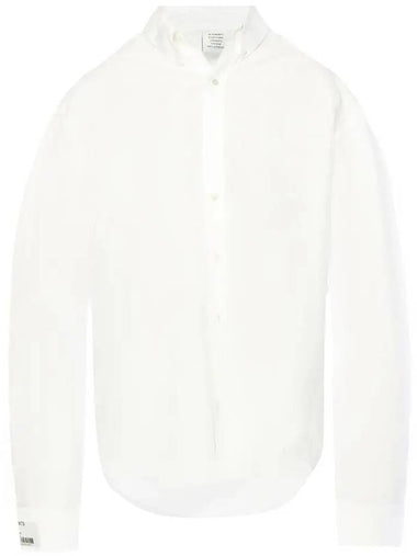 12th Anniversary Women's Oversized Shirt White WSS18SH1 - VETEMENTS - BALAAN 1