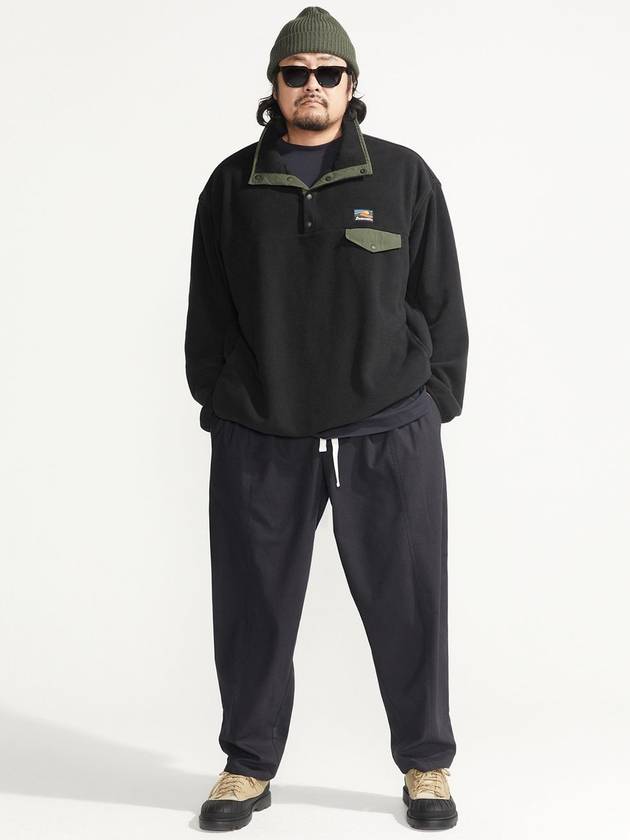 Fleece Camp Anorak Black - BOOVOOM - BALAAN 4