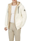 Classic Bunny Zip Up Hoodie Beige Lining White - MOOSE KNUCKLES - BALAAN 9