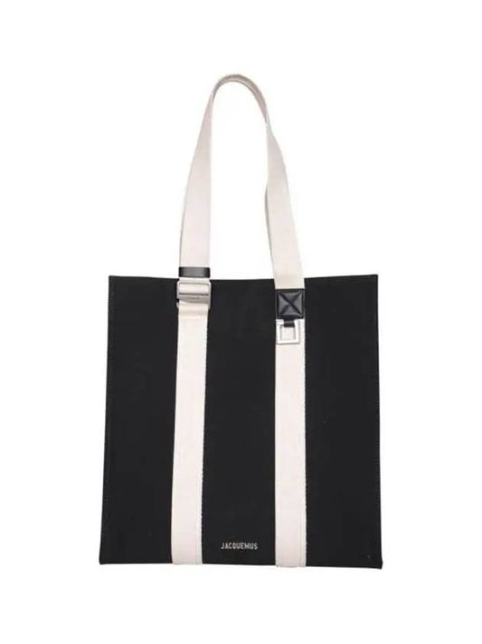 Le Cabas Cuedra Cotton Tote Bag Black - JACQUEMUS - BALAAN 2