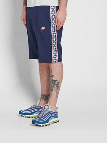 01AO0860451Pull tab side line short pantsnavy - NIKE - BALAAN 1