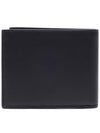 Gancini Logo Half Wallet Black - SALVATORE FERRAGAMO - BALAAN 5