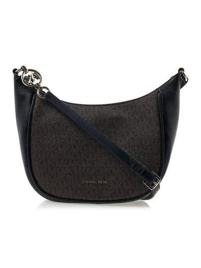 Women's Cheryl Canvas Shoulder Bag Dark Brown - MICHAEL KORS - BALAAN 2