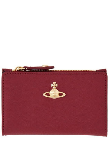 Vivienne Westwood Zippered Card Holder - VIVIENNE WESTWOOD - BALAAN 1