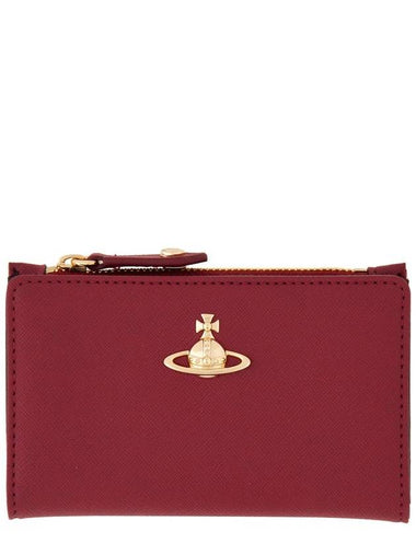 Vivienne Westwood Zippered Card Holder - VIVIENNE WESTWOOD - BALAAN 1