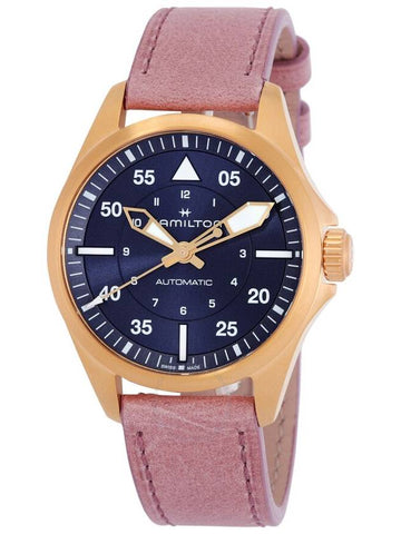 Hamilton Khaki Aviation Pilot Automatic Blue Dial Watch H76245840 - HAMILTON - BALAAN 1