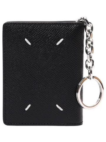 Signature Stitch Keyring Card Wallet Women - MAISON MARGIELA - BALAAN 1