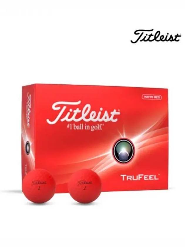 Trufeel Red Golf Ball Domestic Product GQ5524072626935 - TITLEIST - BALAAN 1