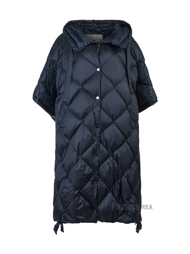 Treca Long Cape Midnight Blue - MAX MARA - BALAAN 2