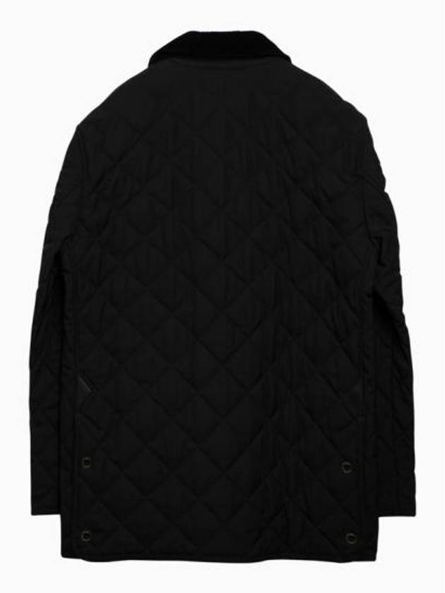 Quilted Thermoregulated Barn Jacket Black - BURBERRY - BALAAN 3