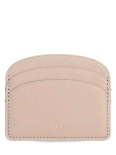 Demi Lune Card Wallet Light Beige - A.P.C. - BALAAN 2