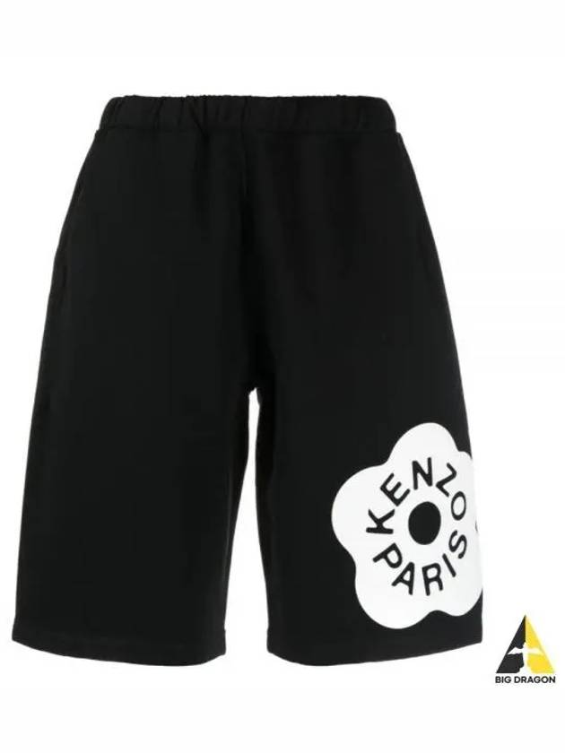 Boke Flower 2 0 Bermuda Shorts Black - KENZO - BALAAN 2