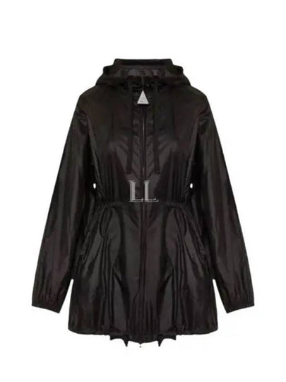 Women's Airelle Hooded Jacket Black - MONCLER - BALAAN 2