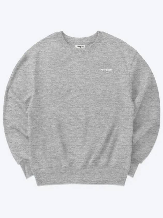 Slyer loose fit sweatshirt gray - SUPENER - BALAAN 1