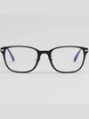 Blue light blocking glasses frame TF5715DB 001 black horn rim Asian fit - TOM FORD - BALAAN 3