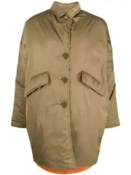 Women's Stitched Padded Single Coat Beige - MAISON MARGIELA - BALAAN 2