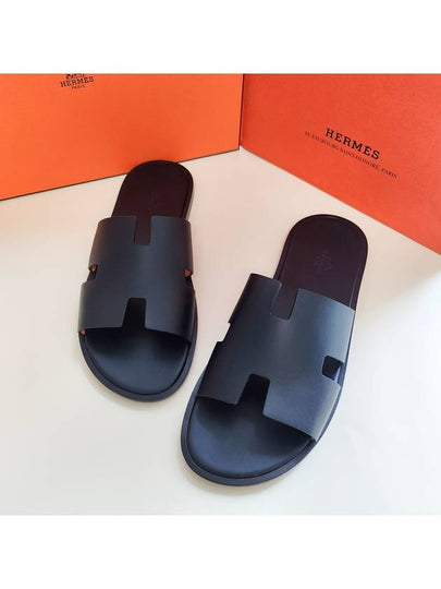 Izmir Sandal Calfskin & Noir - HERMES - BALAAN 2