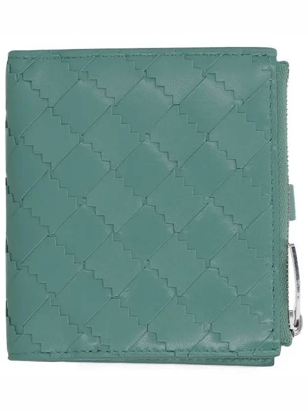 Large Intrecciato Half Wallet Mint - BOTTEGA VENETA - BALAAN 3