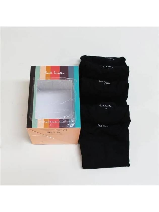 24SS 5 types 1 set Men's underwear short sleeve t-shirt M1A 389 M5PK 79 - PAUL SMITH - BALAAN 7