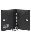 4 Stitch Keyring Card Wallet Black - MAISON MARGIELA - BALAAN 4