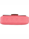 baguette emboss FF chain mini shoulder bag pink - FENDI - 8