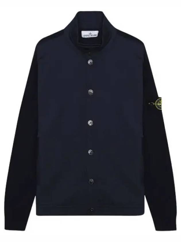 Badge Button Knit Cardigan Men - STONE ISLAND - BALAAN 1