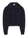 Snack Alpaca Blend Cardigan Black - LEMAIRE - BALAAN 2