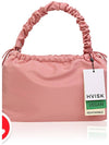 Vegan Arcadia Twill Shoulder Bag Pink Bloom 2302342 - HVISK - BALAAN 2