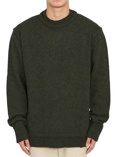 Back Stitch Elbow Patch Knit Top Charcoal - MAISON MARGIELA - BALAAN 2