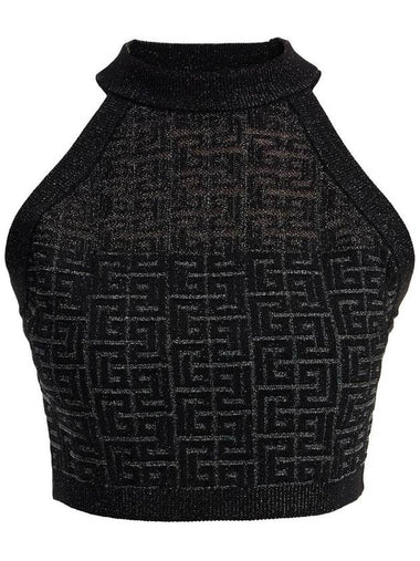 Balmain Black Viscose Top - BALMAIN - BALAAN 1