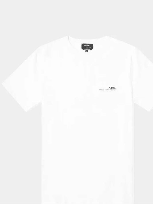 Men's Item Logo Short Sleeve T-Shirt White - A.P.C. - BALAAN 2