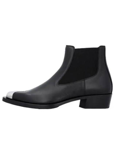 punk chelsea boots black - ALEXANDER MCQUEEN - BALAAN 1