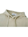 Wappen Patch Cotton Fleece Hoodie Beige - STONE ISLAND - BALAAN 4