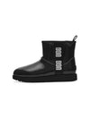 Women's Classic Clear Mini Rain Boots Black - UGG - BALAAN 2