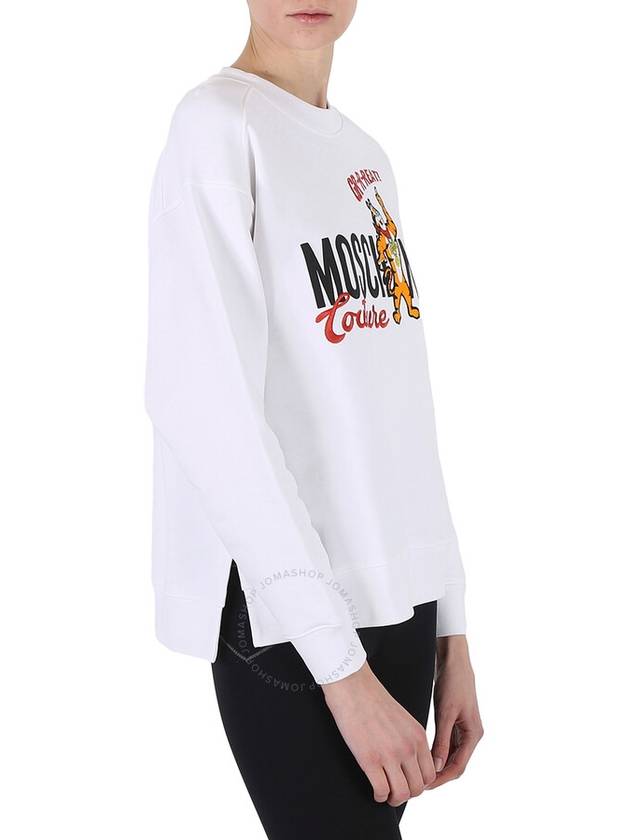 Kellogg Tony Logo Print Sweatshirt White - MOSCHINO - BALAAN 4